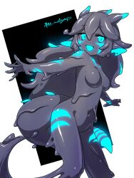 akira_(meltyhip) female female_only glowing_eyes slime slime_girl solo_female tagme