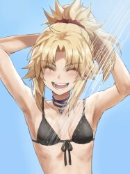 bikini bikini_top fate_(series) mordred_(fate) mordred_(swimsuit_rider) shower