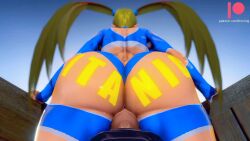 1boy 1boy1girl 1girls 3d animated ass_focus ass_worship ass_writing big_ass blonde blonde_female blonde_hair bubble_butt dat_ass domination facesitting female hiromigog male mp4 no_sound patreon rainbow_mika street_fighter tagme twintails video wrestling wrestling_outfit wrestling_ring