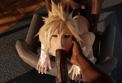 1femboy 3boys 3d ambiguous_gender blonde_female blowjob blue_eyes cloud_strife dark-skinned_male dark_skin fellatio femboy final_fantasy final_fantasy_vii final_fantasy_vii_remake first_person_view french_nails gay gay_domination gay_sex girly interracial light-skinned_femboy light-skinned_male light_skin male_only oral oral_sex penis_in_mouth pov roriori square_enix tagme twink yaoi