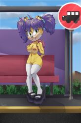 absurd_res archie_comics breasts female female/female genitals herpestid hi_res mammal mongoose nude pinup polarisart pose pussy sega smile solo sonic_(series) sonic_the_hedgehog_(archie) sonic_the_hedgehog_(comics) sonic_the_hedgehog_(series)