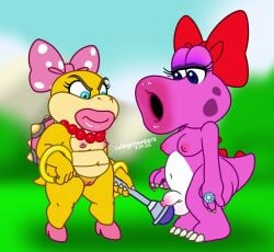 1futa animated birdo cubby_chambers female futa_on_female huge_lips koopa koopaling mario_(series) monster monster_girl newhalf tagme transfem vide video wand wendy_o._koopa