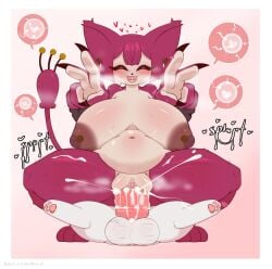anthro anthrofied balls big_breasts blush bodily_fluids breasts closed_eyes crouching crouching_reverse_cowgirl cum cum_in_vagina cum_inside cum_splatter defunctumbra domestic_cat double_v_sign duo felid feline felis female female_on_top female_penetrated generation_3_pokemon genital_fluids genitals gesture hand_gesture huge_breasts impregnation inflation male male/female male_on_bottom male_penetrating male_penetrating_female mammal multiple_ova nintendo nipple_piercing nipples nude on_bottom on_top ovum ovum_with_heart pawpads paws penetration penile penile_penetration penis penis_in_vagina piercing pokemon pokemon_(species) reverse_cowgirl_position sagging_breasts sex skitty solo_focus sperm_cell tail thick_thighs v_sign vaginal_penetration vulva white_body