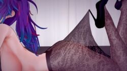 1girls choker fansly female female_only goth goth_girl heels hightlights igneuzz lace_pantyhose_hooked_on_heel_(meme) lewd melody_(projektmelody) melody_(projektmelody)_(mall_goth) multicolored_hair projektmelody purple_hair sexy sexy_pose tagme trend twintails virtual_youtuber vtuber vtubers