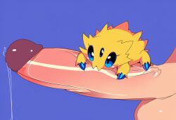 ai_generated big_penis huge_cock imminent_sex joltik lameai leaking_precum long_penis micro_female on_penis pokemon pokemon_(species) pokephilia sketch spider