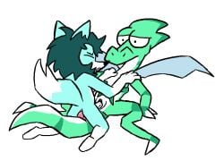 anal anal_sex anthro arthropod avon_(unsureumbra) canid canine cuntboy cuntboy_sans_balls dragon dragonfly duo fox from_front_position genitals gravel_pit_(artist) hands_on_shoulders herm hermaphrodite hybrid insects intersex intersex/male male maleherm mammal multi_genitalia mutual_penetration mythological_creature mythological_scalie mythology penetrating_while_penetrated penetration penis percy_(gravel_pit) pussy scalie sex tail tail_genitals tail_penis tapering_penis unusual_anatomy unusual_genitalia_placement unusual_penis_placement unusual_tail vaginal_penetration vulva