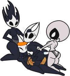 4girls anthro anthro_on_anthro bug commission commission_art commissioner_upload doggy_style double_penetration fellatio female_only foursome from_behind group group_sex hairyballs3000 high_resolution hollow_knight hollow_knight:_silksong hornet_(hollow_knight) horns insect insect_girl lace_(hollow_knight) lesbian lesbian_sex oral orgy orgy_sex phantom_(hollow_knight) shakra_(hollow_knight) strap-on strap-on_fellatio strapon team_cherry yuri