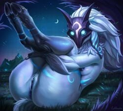 kindred from league of legends by catpumpkin