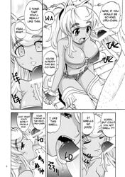 animal_ears censored cheating comic fellatio female liru ookamimimi oral oral_sex penis renkin_san-kyuu_magical_pokaan sex