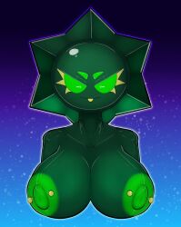 big_breasts brawl_stars chaos_drop_(brawl_stars) green_skin sfcompany1e_(artist) tagme