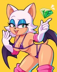 rouge the bat from sega by aikansei
