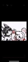animal_crossing ankha_(animal_crossing) blowjob fellatio goonking oral
