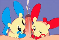minun from pokemon by lameai