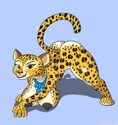 1girls ass big_ass big_breasts big_butt big_nipples big_thighs breasts brown_eyes busty busty_female dreamworks feline female female_focus female_only fur gia_the_jaguar huge_ass huge_breasts jaguar looking_at_viewer madagascar_(series) madagascar_3_europe&#039;s_most_wanted mammal necklace nipples sexy sexy_body sexy_pose smile tagme tail thighs unknowndraw6798 yellow_fur