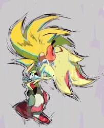 shadow the hedgehog from sonic (series) by pinklilim