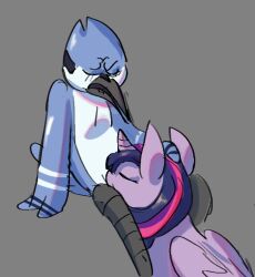 blowjob blue_jay crossover fruitgremlin meme mordecai_(regular_show) mordetwi my_little_pony regular_show rough_sketch tagme twilight_sparkle_(mlp)