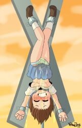 bondage crying exposed_panties female_only kill_la_kill mankanshoku_mako panties peeing peeing_on_self peeing_out_of_fear peeing_self piss_soaked pissing shimapan skirt_flip skirt_up suspension urinating urine wetting_self yellowzonemx