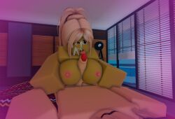 3d artist_request breasts creampie digital_media_(artwork) doggy_style female male nipples penis rat roblox robloxian source_request tagme