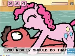 2000s_and_2010s_style animated banned_from_equestria bar blue_eyes closed_eyes cum cum_in_pussy cum_inside cumming cutie_mark female flash friendship_is_magic game gameplay grin grinning happy happy_female happy_sex horse horse_penis horsecock kiss kissing male mane mp4 music my_little_pony penetration penile_penetration penis penis_in_pussy pink_mane pink_tail pinkie_pie pinkie_pie_(mlp) pokehidden pony pussy recorded riding riding_penis sex sound straight_hair tagme tail talking text text_box up_close vagina vaginal vaginal_penetration vaginal_sex video yellow_eyes