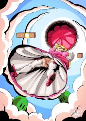 princess peach from mario (series) by mysticalpha