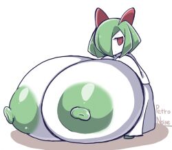 big_breasts breasts bustykirlia female huge_breasts hyper hyper_breasts kirlia petronoise pokémon_(species) pokemon pokemon_(species) tagme