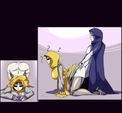 cum_on_body female gaster gluecu male male/female oc original_character undertail undertale_au white_body