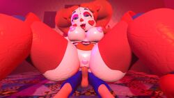 1boy 1girls 3d 3d_(artwork) baby_(fnafsl) balls circus_baby circus_baby_(fnaf) faceless_male five_nights_at_freddy's five_nights_at_freddy's:_sister_location nude penis sex sexbot_circus_baby sister_location