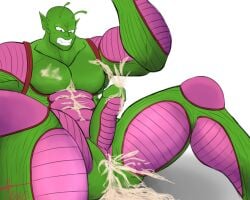 after_anal after_orgasm after_sex alien antennae boner cum cum_in_ass cum_on_body dragon_ball dragon_ball_super dragon_ball_z erection gay genital_slit green_skin male male_only muscles muscular namekian nude orgasm penis piccolo slit solo solo_male spread_legs terrethemageslayer