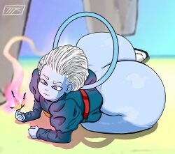 1boy angel angel_(dragon_) big_ass big_butt daishinkan digital_media_(artwork) dragon_ball dragon_ball_super femboy grand_priest hi_res highres kojoarts male_focus male_only naughtypaw_(artist) solo_male teapot_(body_type) ttherandom tthrandom tthrandom_rp