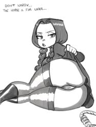 busty casual clothing darkeros13 dress female female_focus female_only goth hourglass_figure human nylons pale_skin pussy skirt_lift stockings tagme the_addams_family vagina wednesday_addams white_background wide_hips