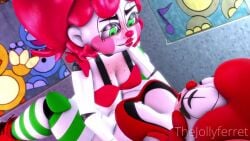 1futa 1girl1futa 1girls 3d 3d_(artwork) 60fps animated baby_(fnafsl) background_music breasts circus_baby circus_baby_(fnaf) clown clown_girl clown_makeup clown_nose cock female five_nights_at_freddy's five_nights_at_freddy's:_sister_location futa_on_female futanari green_eyes gynoid gynomorph hd huge_breasts huge_penis jollyferret missionary missionary_position mp4 music penis red_hair robot robot_girl robot_humanoid selfcest sfm sister_location smile smiling smirk smirking so87baby sound sound_effects source_filmmaker stockings summer_of_87_baby video white_body white_skin