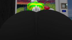 1male 3d_(artwork) animated asriel_dreemurr ass ass_focus big_ass big_butt bouncing_ass bouncing_butt butt close-up fat_ass femboy feminine_male goat green_eyes monster second_life shaking_ass short_video solo tagme twerking undertale undertale_(series) video white_body white_fur white_skin zer0264