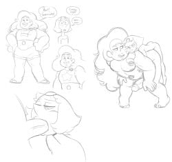 2futas ass blowjob cartoon_network fellatio fusion gem_(species) gem_fusion greg_universe greg_universe_(young) male_focus missgreeney oral original_character pearl_(steven_universe) penetration penis rose_quartz_(steven_universe) sex sketch speech_bubble steven_universe