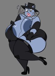 1girls anthro anthro_only cat_humanoid catgirl chubby chubby_female female humanoid katherine_'kitty'_malak katherine_malak mammal mammal_humanoid nipples overweight overweight_female pixelzsinful plump thick_lips thick_thighs tripping_the_rift voluptuous wide_hips