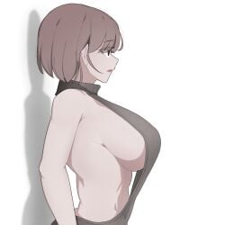 1girls big_breasts breasts female oddsnail original_character sideboob tagme