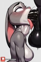 1female 1male ai_generated anthro anthro_on_anthro anthro_only balls blowjob bunny bunny_ears bunny_girl deep_blowjob deep_penetration deepthroat dick female furry furry_female furry_only horny horny_female horse horsecock huge_balls huge_cock judy_hopps lustynari male oral oral_penetration oral_sex penis penis_in_mouth precum precum_drip precum_string skull_fucking sucking sucking_penis throat_bulge throat_fuck veins veiny_penis zootopia