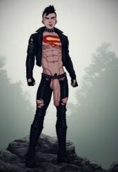 1boy ai_generated dc_comics solo superboy superboy_(conner_kent) superboy_(dcamu) superboy_(young_justice) tagme twink young_justice