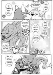 canine dragon furry furry_only gay male translated urekemo