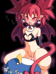 animal avian bat_wings beak blush bottomless breasts clitoris collar cowgirl_position cum cumshot demon demon_girl disgaea disgaea_1 ear_piercing earring etna female feral flat_chest interspecies male navel nippon_ichi_software noise_(artist) open_mouth orgasm penetration penguin penis piercing pink_eyes pointy_ears prinny pussy sex skull skull_earrings small_breasts straight sweat tail thighs vaginal_penetration wings zoophilia