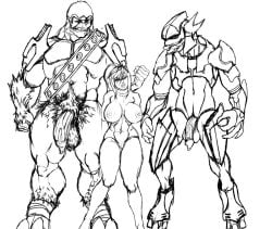 halo_(series) imminent_rape jiralhanae kokobiel leash metroid rape samus_aran sangheili