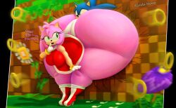 1boy 1girls alternate_version_available amy_rose ass ass_bigger_than_body ayaxstudio big_ass big_breasts big_butt breasts bubble_butt buttcrush cindablimp colossal_ass fat_ass female furry furry_only hedgehog huge_ass huge_breasts huge_butt hyper_ass male sonic_(series) sonic_the_hedgehog sonic_the_hedgehog_(series) talking text thick_thighs wide_hips