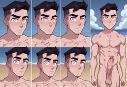 1boy ai_generated dc_comics solo superboy superboy_(conner_kent) superboy_(dcamu) superboy_(young_justice) tagme twink young_justice