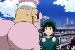 big_ass huge_ass mina_ashido my_hero_academia useless_clothing