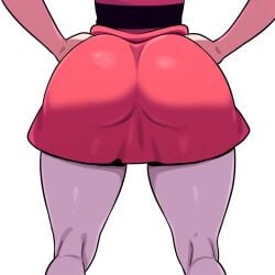 1girls ai_generated ass ass_focus big_ass blossom_(powerpuff_girls) female female_only huge_ass mullon novelai powerpuff_girls solo solo_female solo_focus that_ass_was_fat