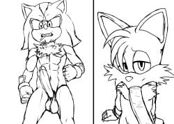 fellatio gay kokobiel miles_tails_prower shadow_the_hedgehog sonic_(series) tails tails tails_the_fox yaoi