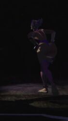 3d 3d_animation animated ass ass_focus female female_only juicy_butt juri_han street_fighter street_fighter_6 tagme thick_ass thick_thighs video