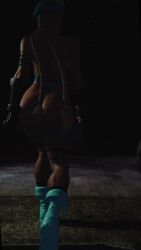 3d 3d_animation animated ass ass_focus cammy_white female female_only juicy_butt street_fighter street_fighter_6 tagme thick_ass thick_thighs video