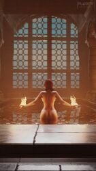 8k ass attractive boobs breasts cd_projekt_red cute fire fluidity3d hi_res high_resolution highres mage magic magic_user magical_girl nude nude_female patreon pose pretty sexy sideboob the_witcher_(series) tits triss_merigold