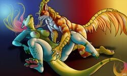 2010 breasts closed_eyes cum dragon female fingering iggi iggi_eastwind lactation male masturbation nude on_back pussy pussy_juice scalie sex spread_legs spreading straight unknown_species