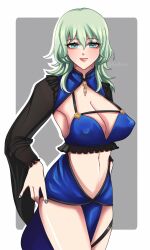 alternate_costume byleth_(fire_emblem) byleth_(fire_emblem)_(female) fire_emblem fire_emblem:_three_houses kinkuri makeup nintendo nipples nipples_visible_through_clothing painted_nails